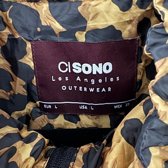 Ci Sono LA Outerwear Leopard Print Rain Jacket Large - Picture 6 of 7